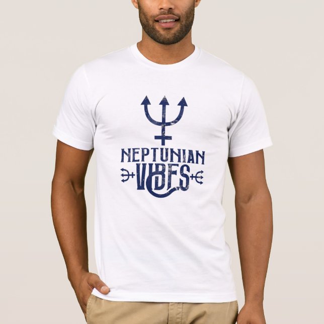 T-shirt Vibes népalaises Astrologie Poissons Zodiac Neptun (Devant)