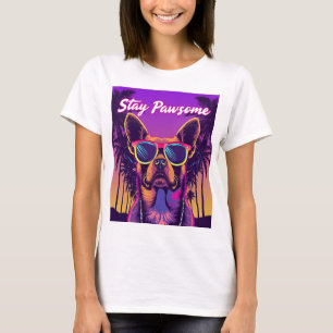 T-shirt Vibes Pawsitive uniquement - adorables chiens de c