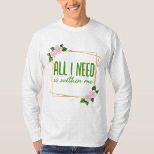T-shirt vibes positives dire pour la motivation