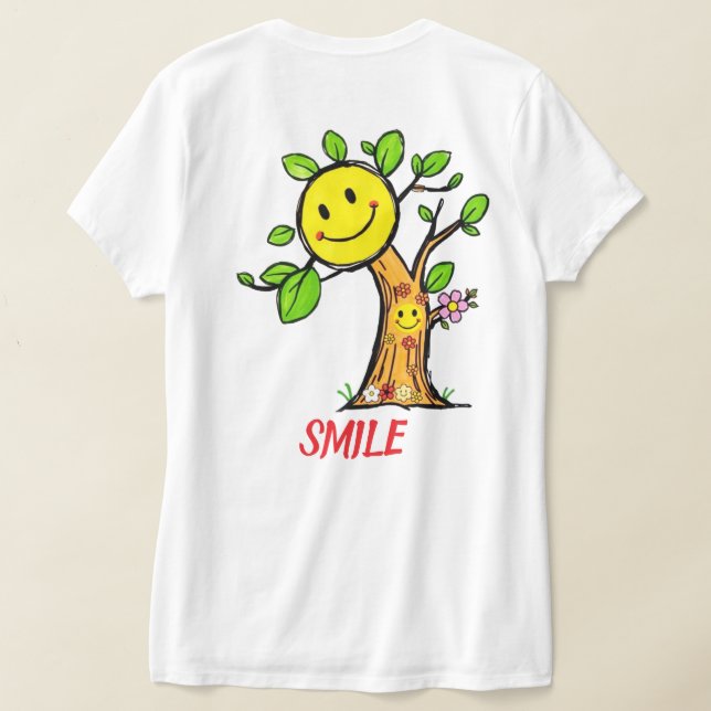 T-shirt Vibes positives "Smile Tree" (Couchage Retour)