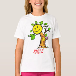 T-shirt Vibes positives "Smile Tree"