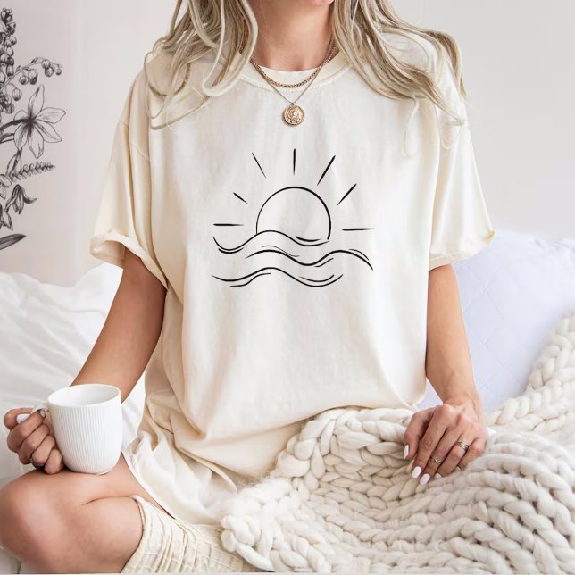 T-shirt Vibes Positives Soleil Été (Créateur téléchargé)