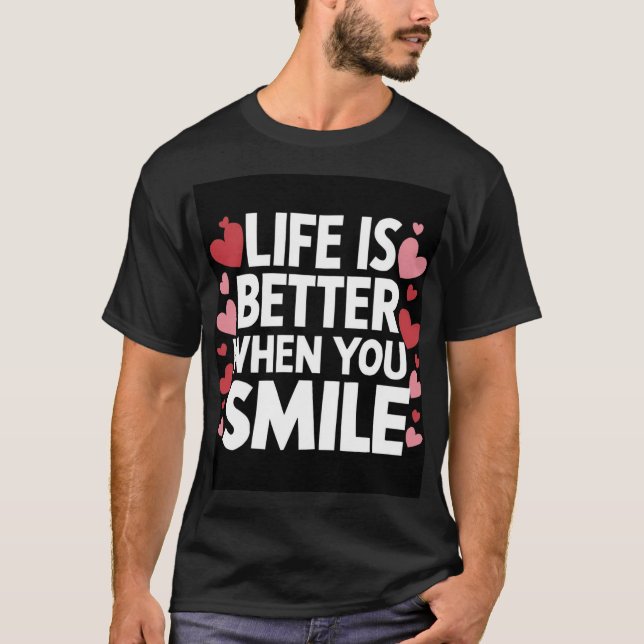 T-shirt Vibes positives Tee masculin (Devant)