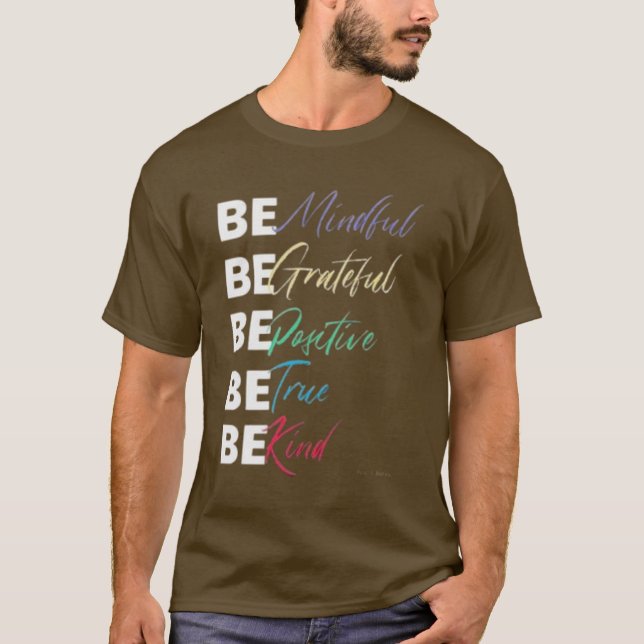 T-shirt Vibes positives uniquement (Devant)