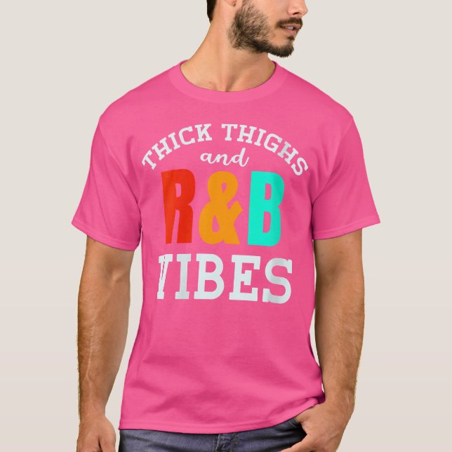 T-shirt Vibes Rb pour femmes épaisses cuisses (Devant)