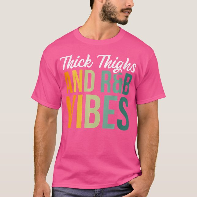 T-shirt Vibes Rb pour femmes épaisses cuisses (Devant)