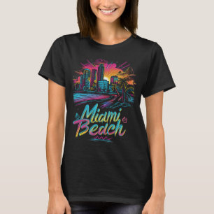 T-shirt Vibes rétro de Miami Beach