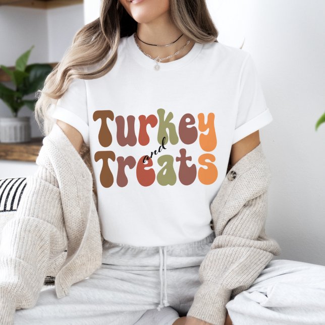 T-shirt Vibes rétro d'Halloween | La Turquie et les T-shir (Créateur téléchargé)