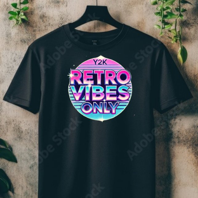 T-shirt Vibes rétro uniquement (Créateur téléchargé)