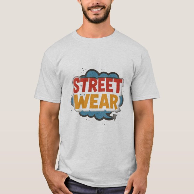 T-shirt Vibes Streetwear - Gras Urban Graphic Design (Devant)