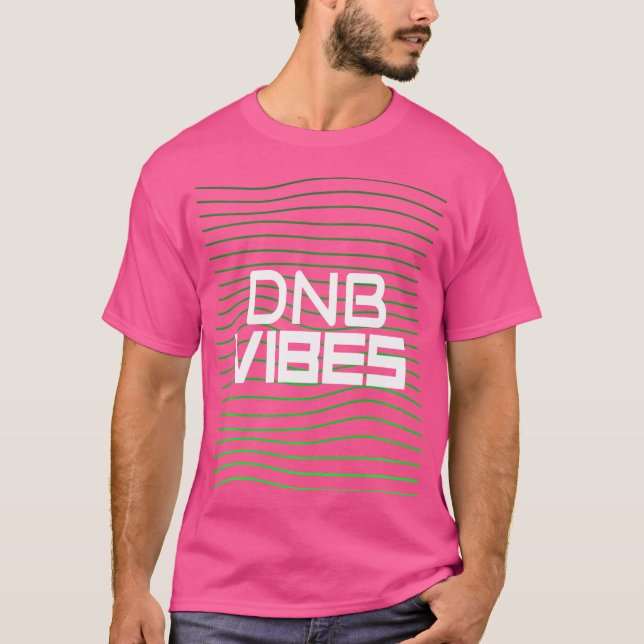 T-shirt Vibes Tambour Et Basse Dnb Dubstep Edm (Devant)