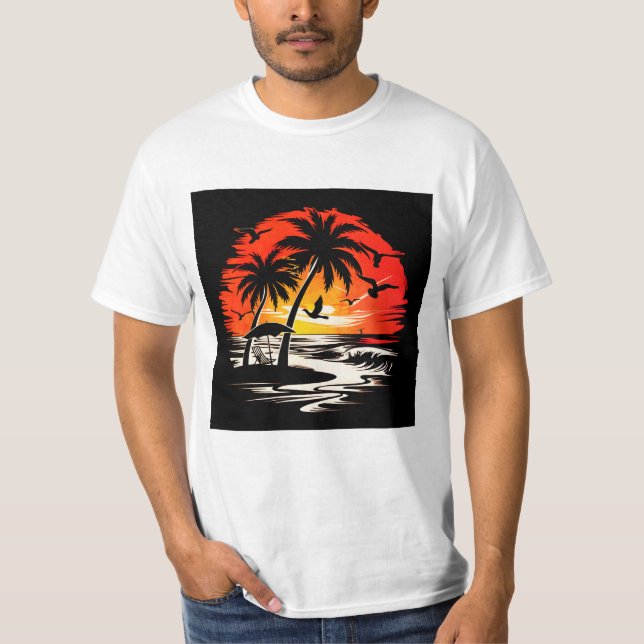 T-shirt Vibes tropicales (Devant)