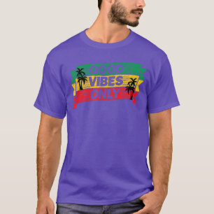 T-shirt Vibes Uniquement Drapeau Rasta Musique Reggae Rast