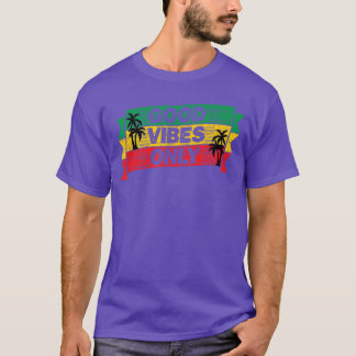 T-shirt Vibes Uniquement Drapeau Rasta Musique Reggae Rast