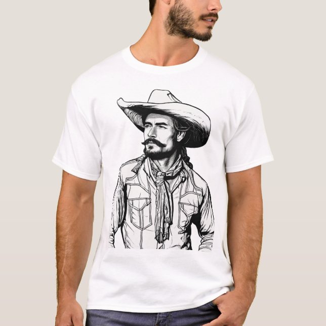 T-shirt Vibes Vaquero : Vache Boy (Devant)