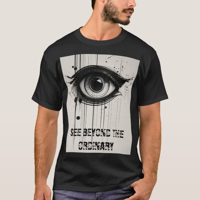 T-shirt "Vibes Visionnaires : L'oeil Abstrait" (Devant)