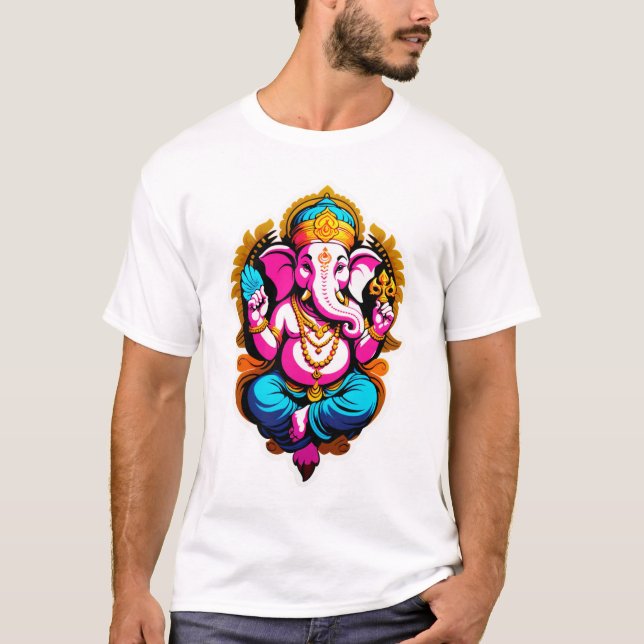 T-shirt Vibrance divine - Lord Ganesha (Devant)
