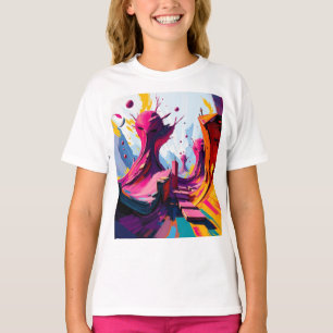 T-shirt Vibrant Abstract Fantasy Landscape