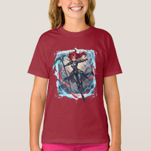 T-shirt Vibrant Action de l'Anime Faucheuse Fantaisie Fill