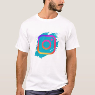 T-shirt Vibrant Colorful Splash Logo Art - Modern Artistic