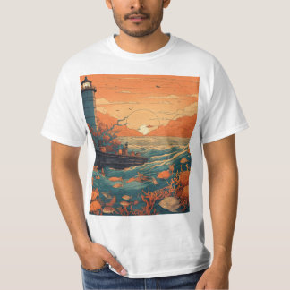 T-shirt Vibrant Coral Reef : Célébrer sous l'eau