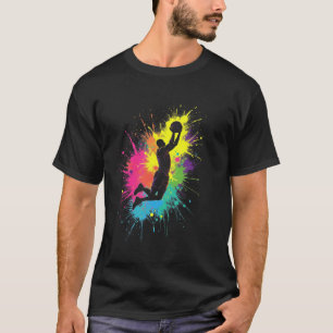 T-shirt Vibrant de basket-ball