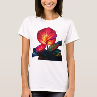 T-shirt vibrant ethereal flower