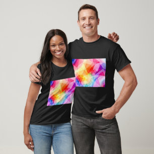 T-shirt Vibrant Geometric Abstract
