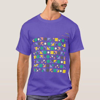 T-shirt Vibrant Geometric Rhythm Colorful Abstract Minimal
