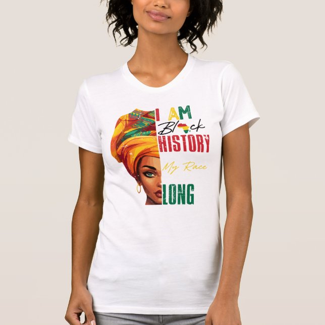 T-shirt Vibrant Headwrap Illustration  (Devant)