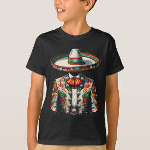 T-shirt Vibrant mexicain Charro Suit traditionnel Mariachi