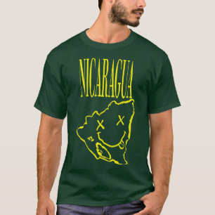 T-shirt Vibrant Nicaragua x Yyes Happy Face Unleash Your 9