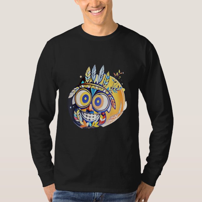 T-shirt Vibrant smiles  colourful and expressive garment (Devant)