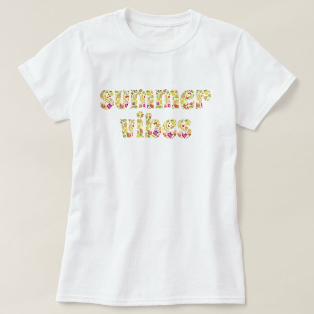 T-shirt Vibraphone fruité d'été (Design devant)