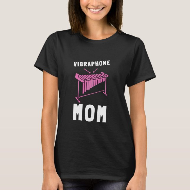 T-shirt Vibraphone Maman Marimba Ninja Et Mallet Glockensp (Devant)