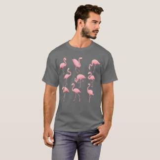 T-shirt Vibraphone rose de groupe de flamant