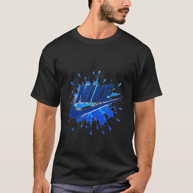 T-shirt Vibrations Bleues Urbaines (Devant)