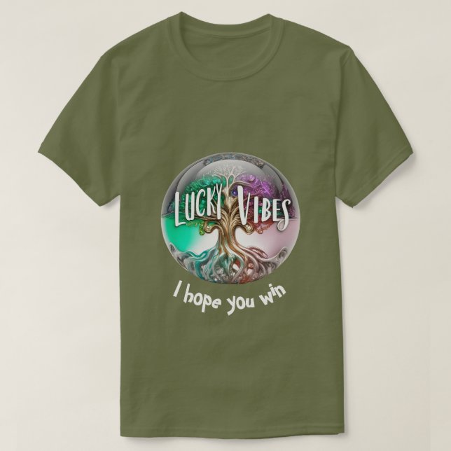 T-shirt Vibrations Chanceuses 01 (Design devant)