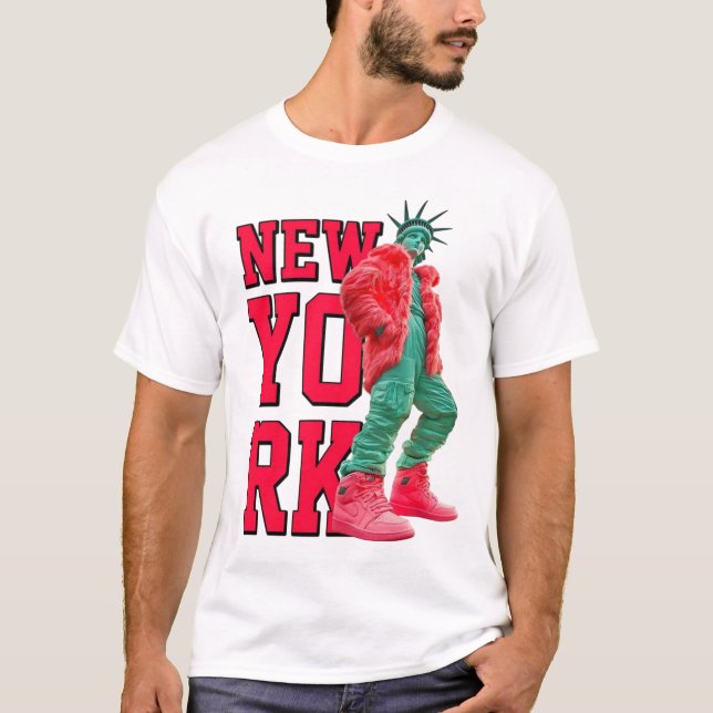 T-shirt Vibrations de New York (Devant)