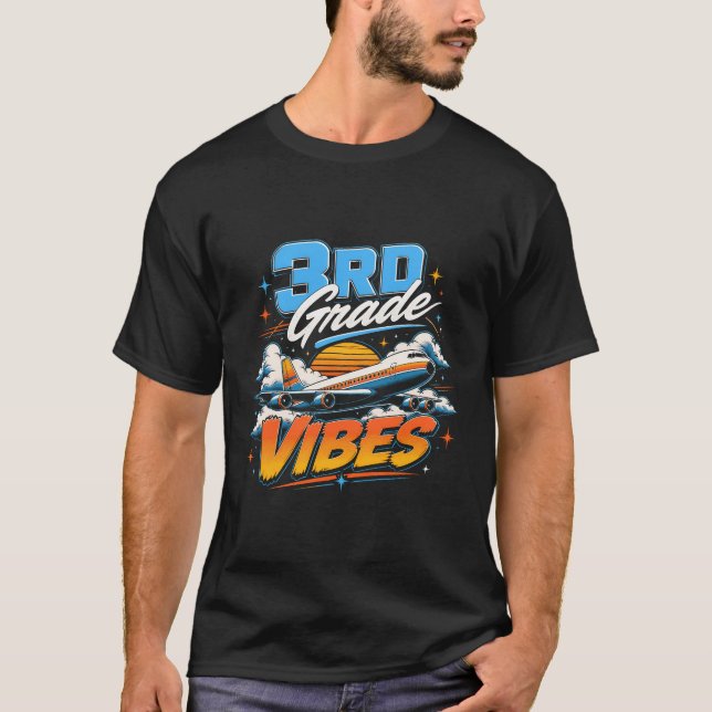T-shirt Vibrations de troisième année (Devant)