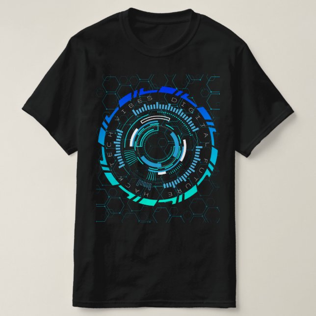 T-shirt Vibrations du Futur Numérique (Design devant)