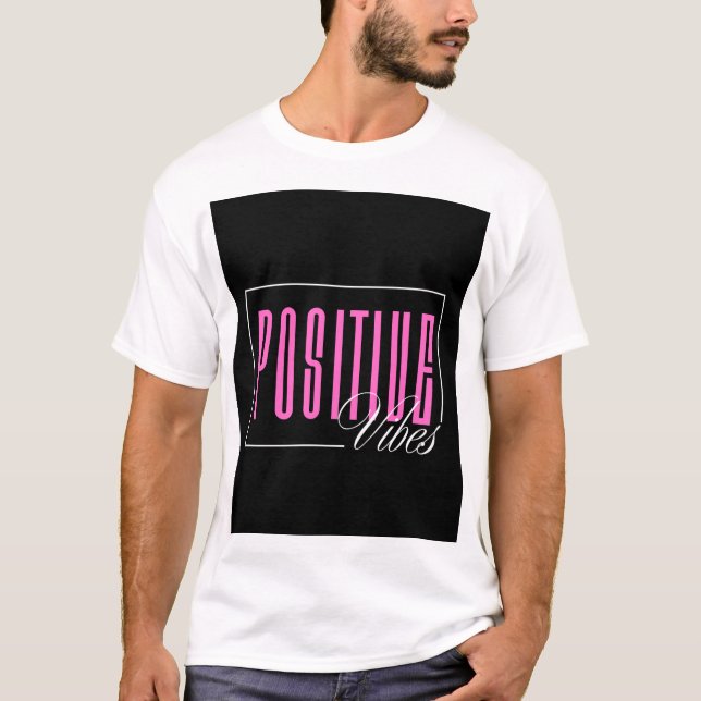 T-SHIRT VIBRATIONS POSITIVES (Devant)