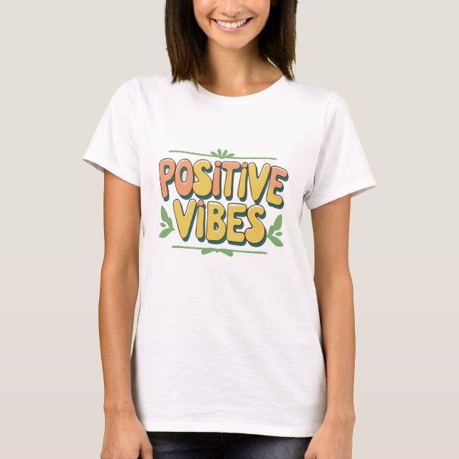 T-shirt Vibrations positives  (Devant)