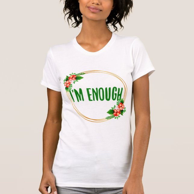 T-shirt vibrations positives pour l'acceptation de la vie  (Devant)