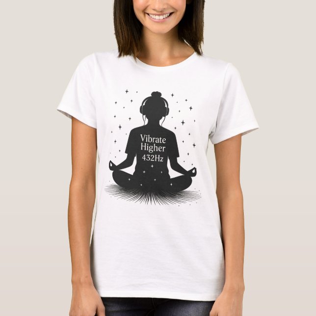 T-shirt Vibrer une fréquence supérieure de 432 Hz (Devant)