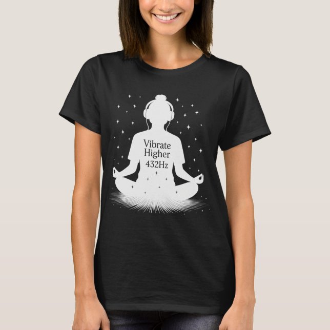 T-shirt Vibrer une fréquence supérieure de 432 Hz (Devant)