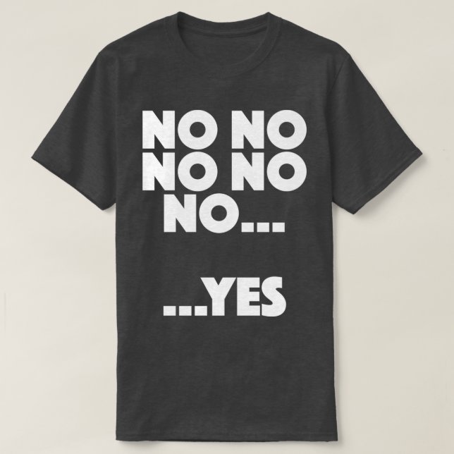 T-shirt Vicaire de Dibley Non Non Non Non OuiTShirt (Design devant)