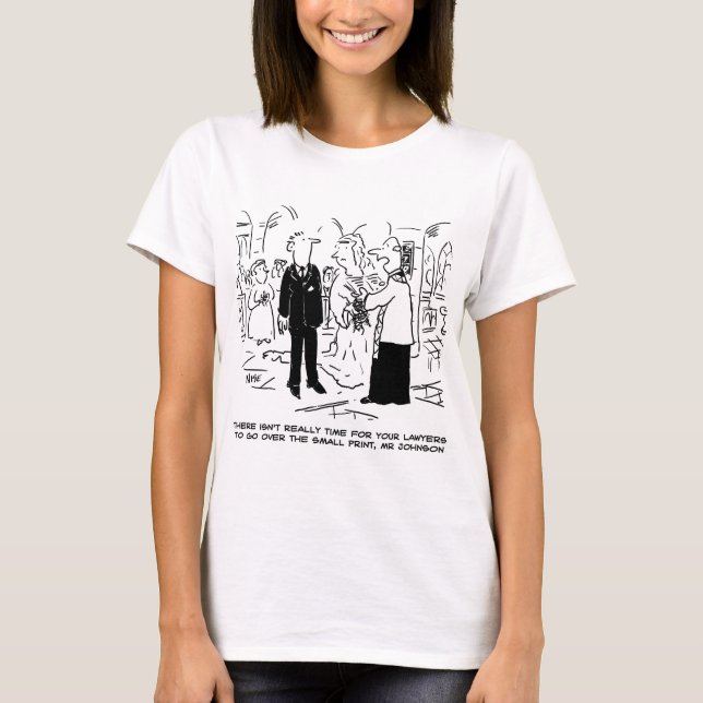 T-shirt Vicar, Mariage du service religieux, dit non aux a (Devant)
