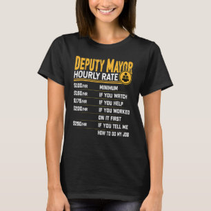 T-shirt Vice-maire Taux horaire Vice-maire