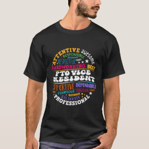 T-shirt Vice-Président De L'École Revenir À L'École Corres